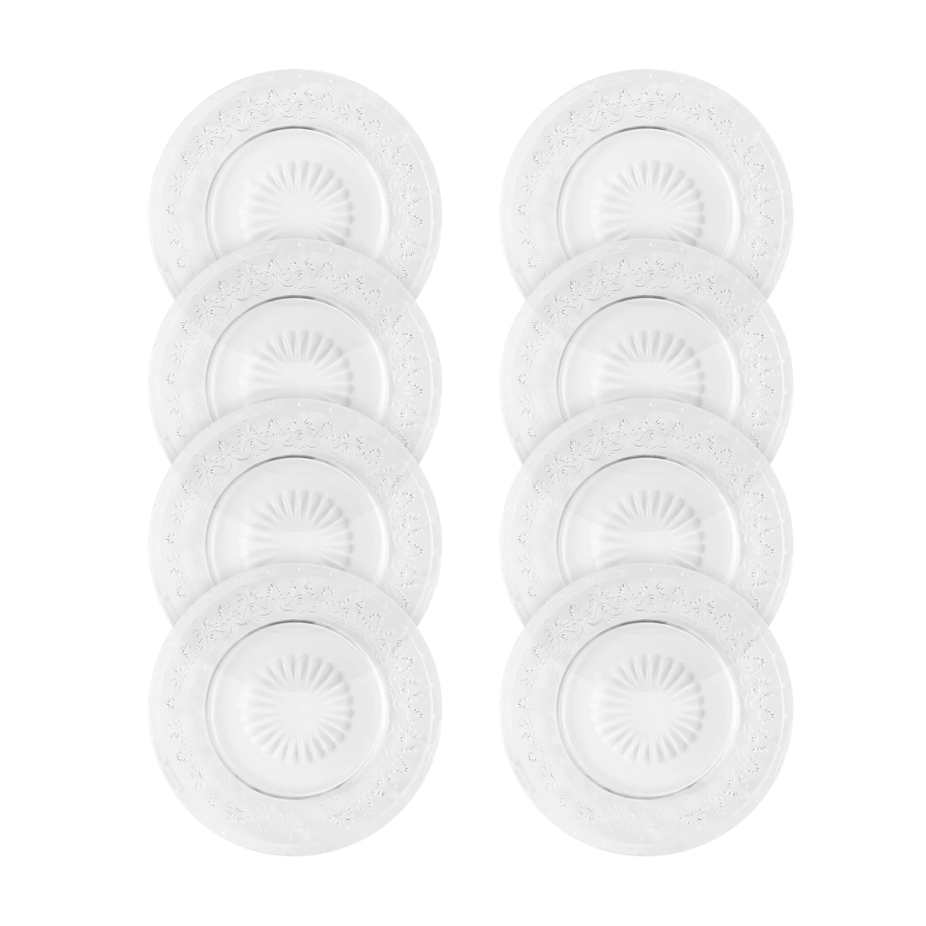 The Pioneer Woman 8 Pack Appetizer Plates, Clear | Walmart (US)