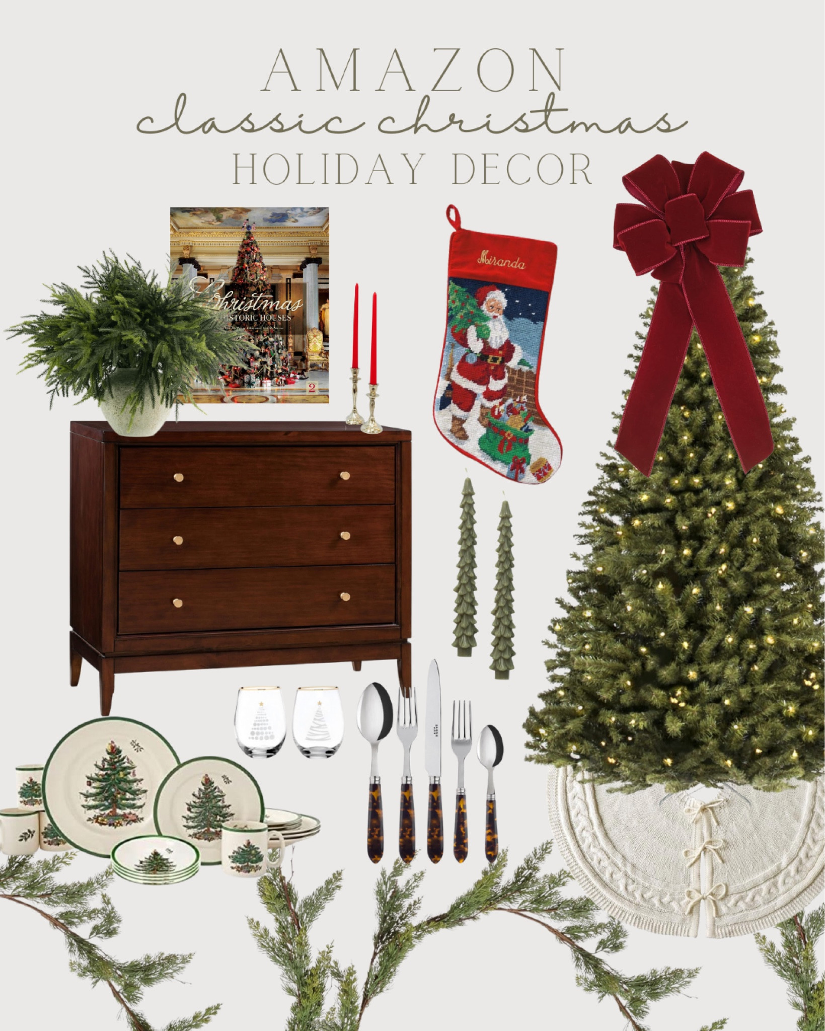 Amazon Classic Christmas decor 🎅🏼🎄

#LTKSeasonal #LTKHome #LTKHoliday