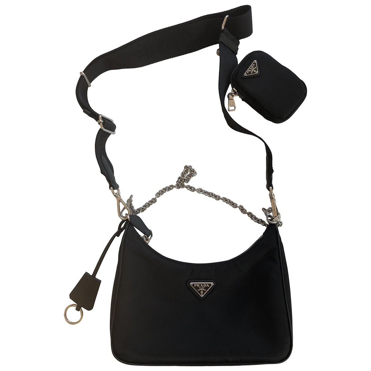 Prada Re-edition Black Synthetic Handbags | Vestiaire Collective (Global)