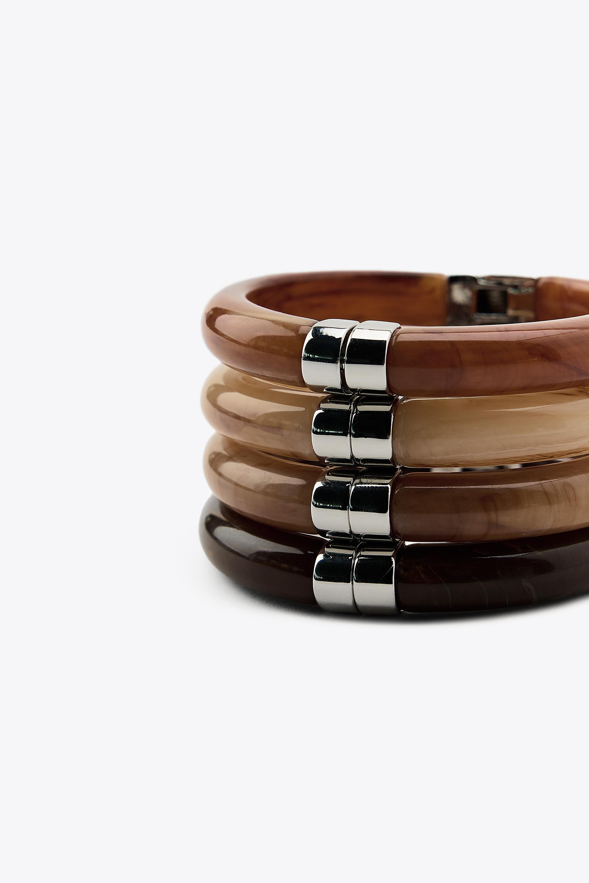 PACK OF 4 ARTICULATED BRACELETS | Zara UK