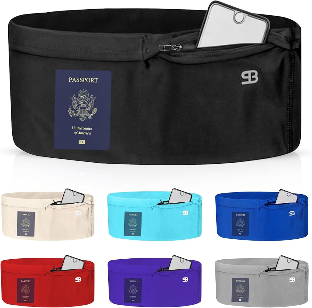 StashBandz Running Belt for Women & Men – No-Bounce Fanny Pack with 4 Secure Pockets & Zipper f... | Amazon (US)