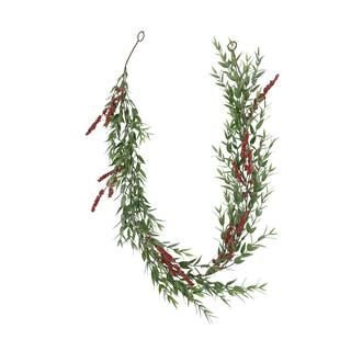 6ft. Glittery Eucalyptus & Red Berry Christmas Garland by Ashland® | Michaels Stores