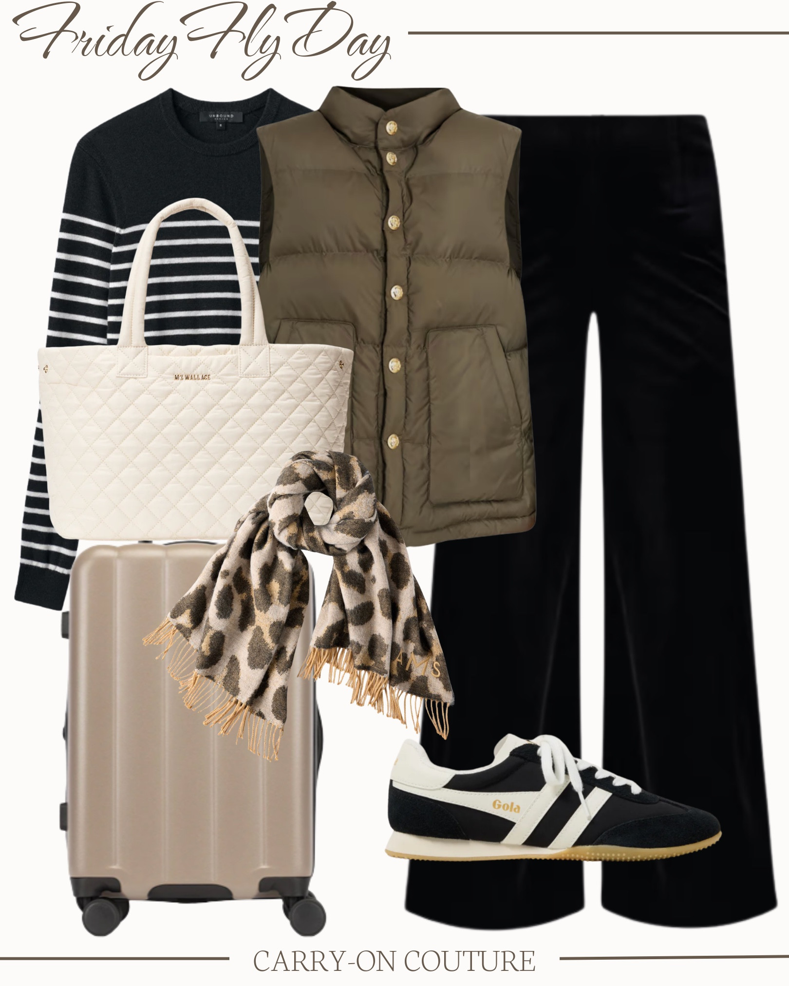 It’s Friday Fly-Day, my favorite day of the week, when we celebrate our love for travel and cute outfits!⁣⁣

➡️ The Sweater: High quality merino wool.  Superior temperature regulation.  Reisits odors making it possible to rewear between washes.  Soft.  Not itchy.  (I’ve also linked a couple less expensive options for you to check out!)

➡️ The Vest:  Layers under a wool coat for added warmth in your core, but cute enough to wear all by itself in milder temperatures!  (Different priced options linked for you.)

➡️ The Pants:  A best seller.  These pants truly does it all!  Feel like a yoga pants for the most comfort on your travel day.  Wear well with sneakers for casual days of sight seeing.  But the best thing of all…pair with a bootie or little heel and instantly elevates to beautiful dressy pants ready for a nice dinner.  Come in 3 lengths and 4 colors.

➡️ The Tote: Luxury brand.   Perfect fit for under the seat in front of you.  Great pocket organization.  Additional shoulder strap.  Lightweight.  Comes in 10 colors!  

➡️ The Carry-On Suitcase:  Perfect international carry-on size! 

#fridayflyday #carryonsuitcase #airplaneoutfit #whattowearonaplane #carryoncouture 
 


#LTKTravel #LTKOver40
