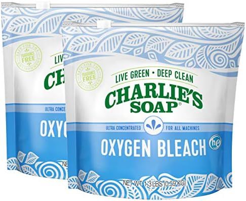 Charlie's Soap - Biodegradable Non-Chlorine Oxygen Bleach - 1.3 lbs (2 Pack) | Amazon (US)