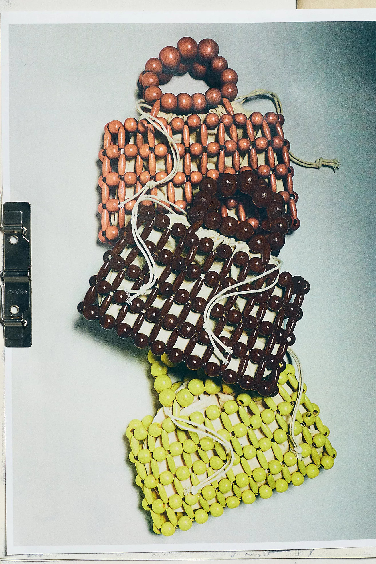 Wood Bead Top-Handle Mini Satchel | Anthropologie (US)
