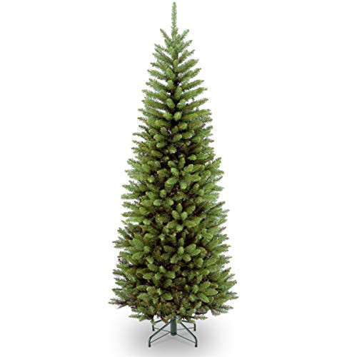 National Tree Company Artificial Slim Christmas Tree, Green, Kingswood Fir, Includes Stand, 6 Feet | Amazon (US)