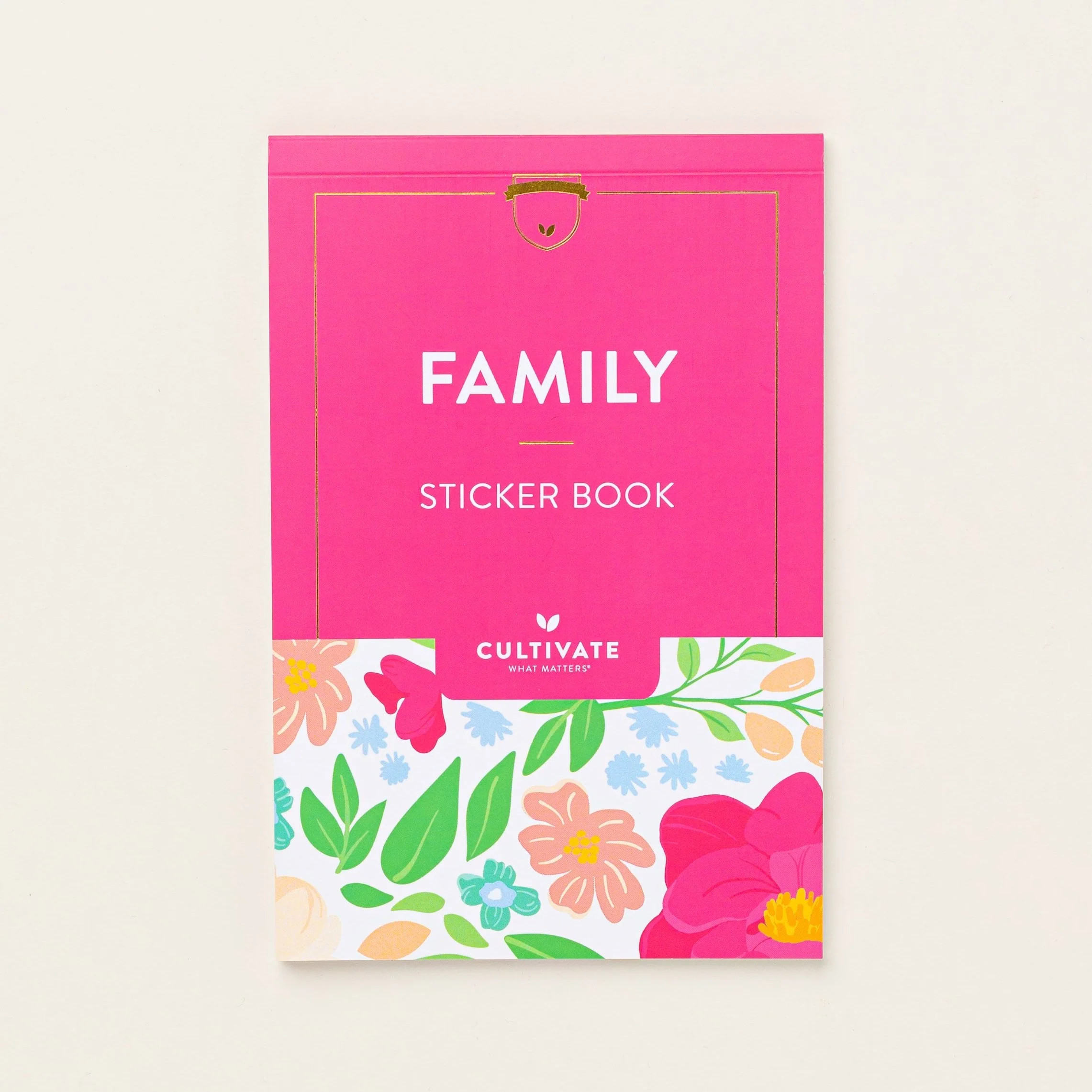 Family Sticker Book | Cultivate What Matters