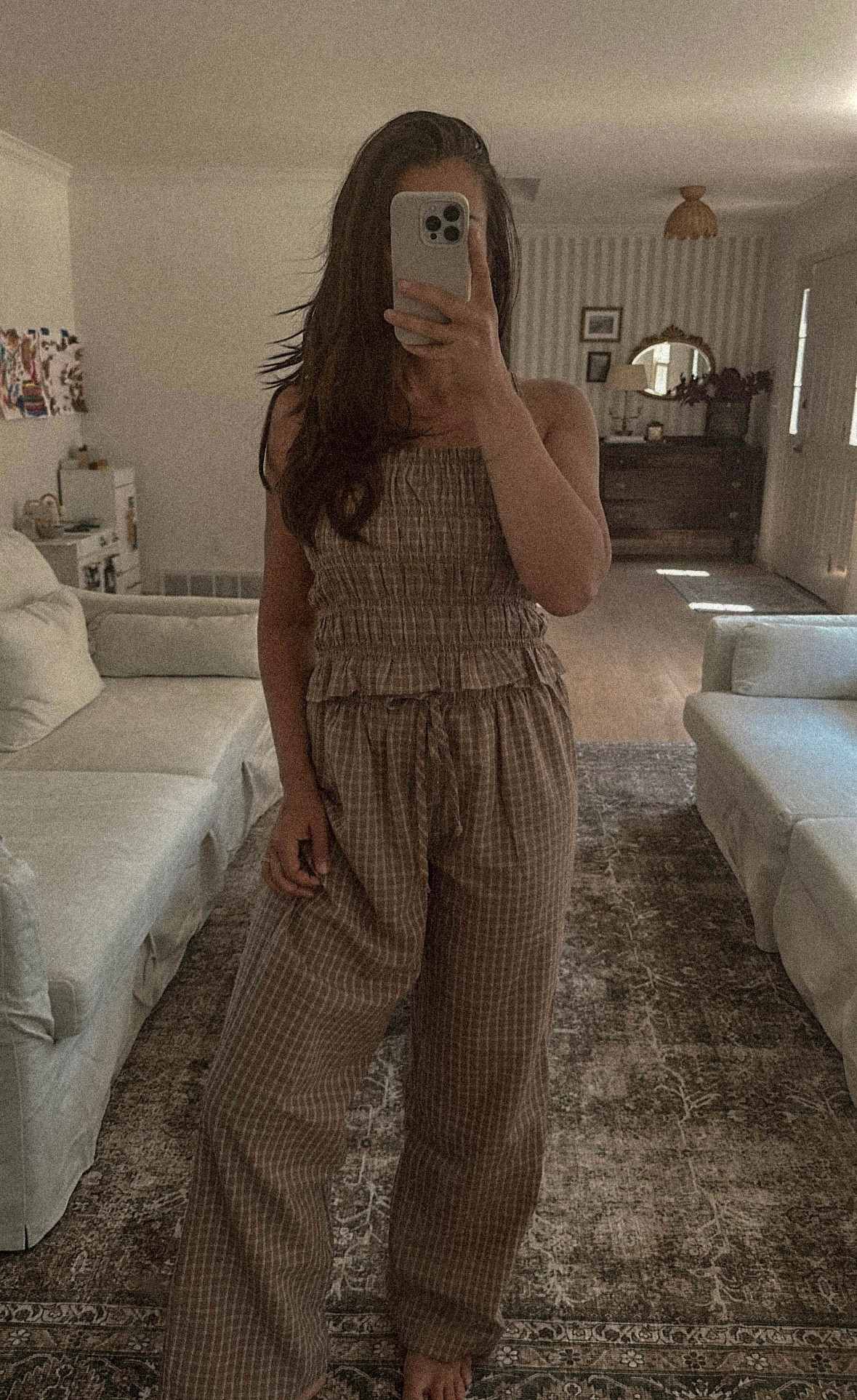 The most comfortable gingham set🧸