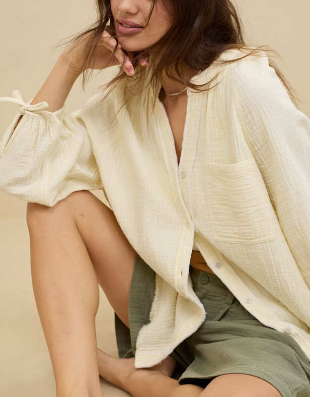 Aerie Daybreak Cover Up Shirt | Aerie