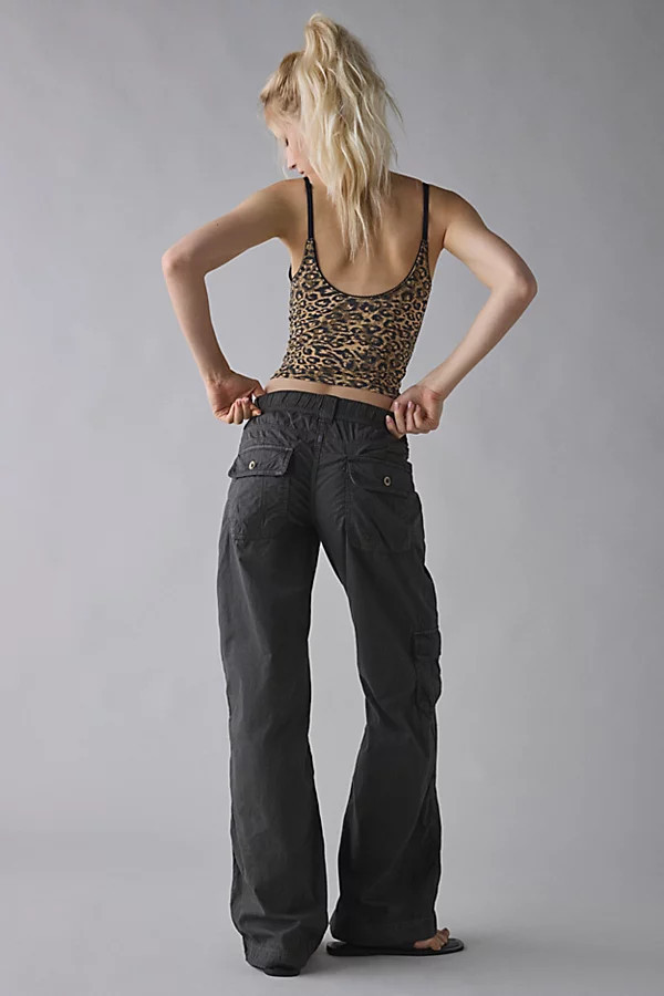 BDG 360 Utility Low-Rise Straight Leg Pant in Black, Women's at Urban Outfitters | Urban Outfitters (US and RoW)