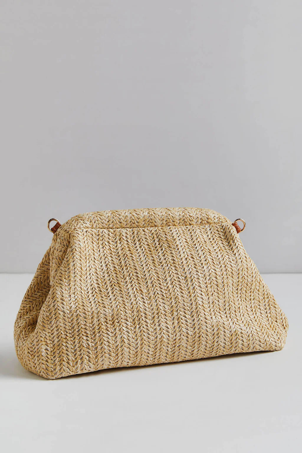 Raffia Dumpling Clutch/Bag | Social Threads