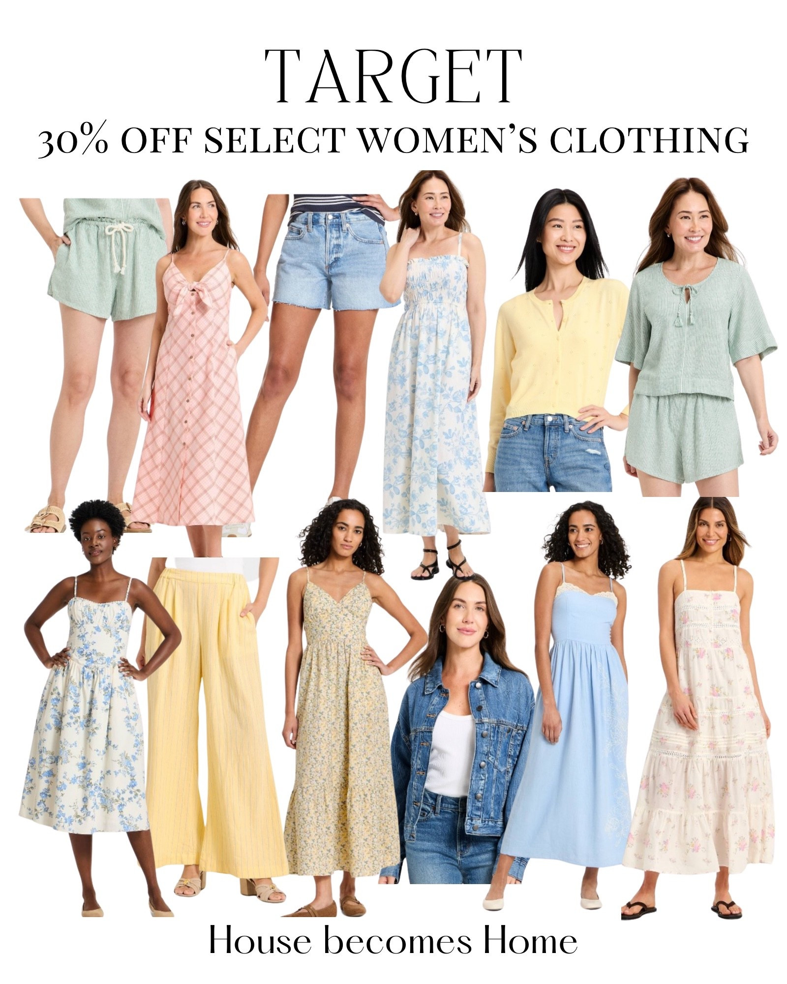 Target sale! 30% off select women’s clothing with Target circle 

#LTKSeasonal #LTKSaleAlert #LTKMidsize