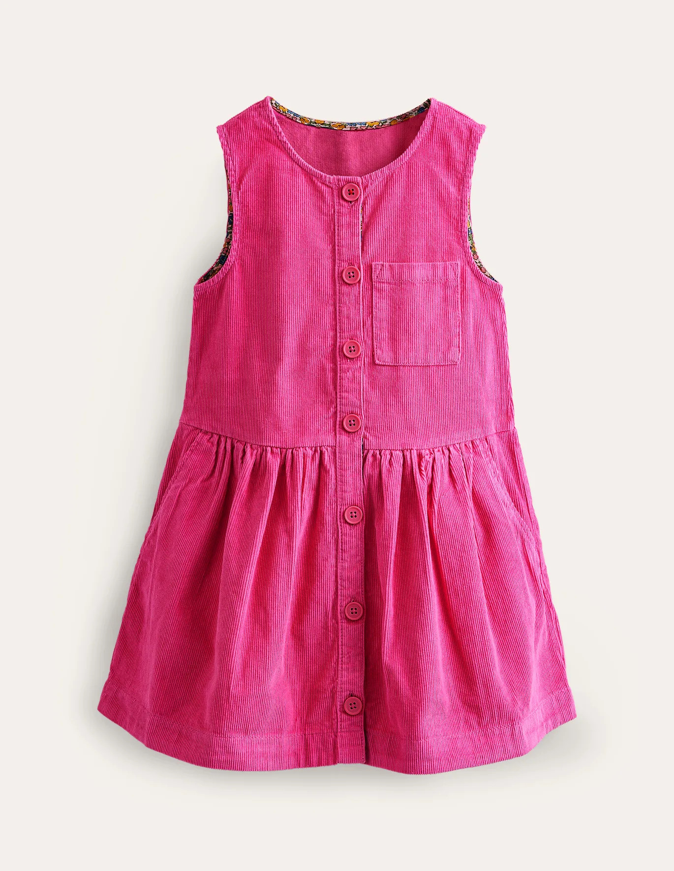 Button Pinafore Dress | Boden (US)