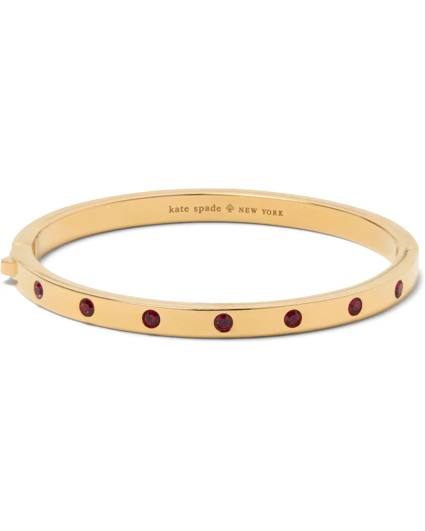 Set In Stone Metal Stone Hinged Bangle | Zappos