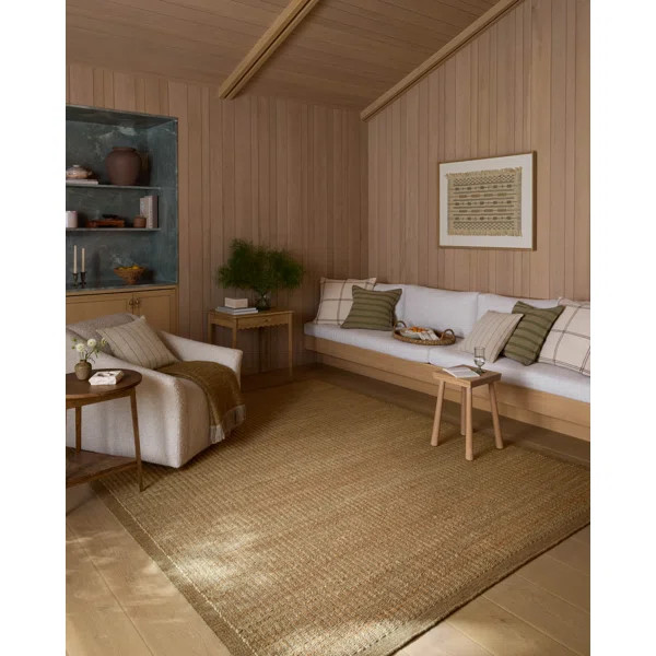 Amber Lewis x Loloi Lilah Natural / Bark Area Rug | Wayfair North America