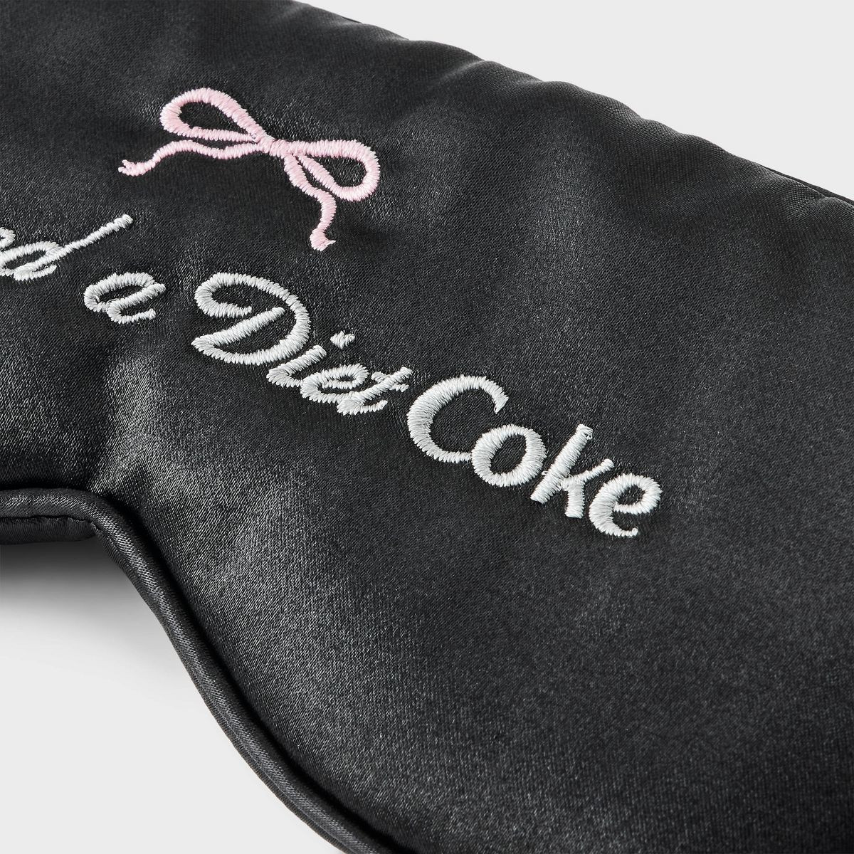 Women's Diet Coke Graphic Eyemask - Black | Target