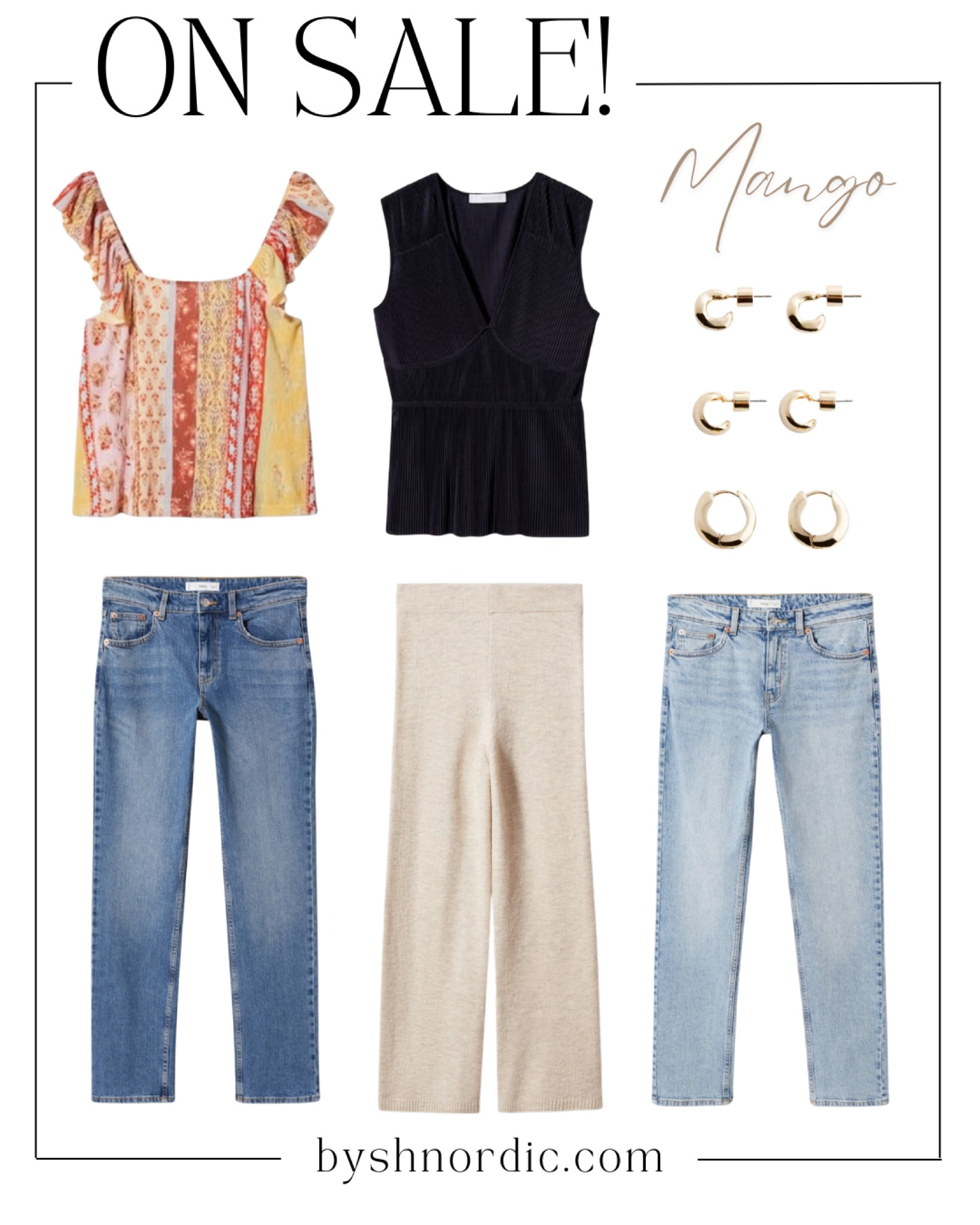 On sale now: cute summer tops, denim trousers, and hoop earrings!

#capsulewardrobe #ukfashion #outfitinspo #casualstyle

#LTKstyletip #LTKFind #LTKsalealert