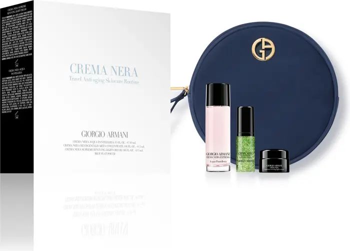 Giorgio Armani Crema Nera Travel Skin Care Set (Nordstrom Exclusive) USD $136 Value | Nordstrom
