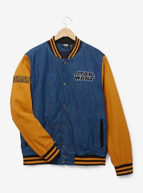 Star Wars Logo Denim Varsity Jacket - BoxLunch Exclusive | BoxLunch