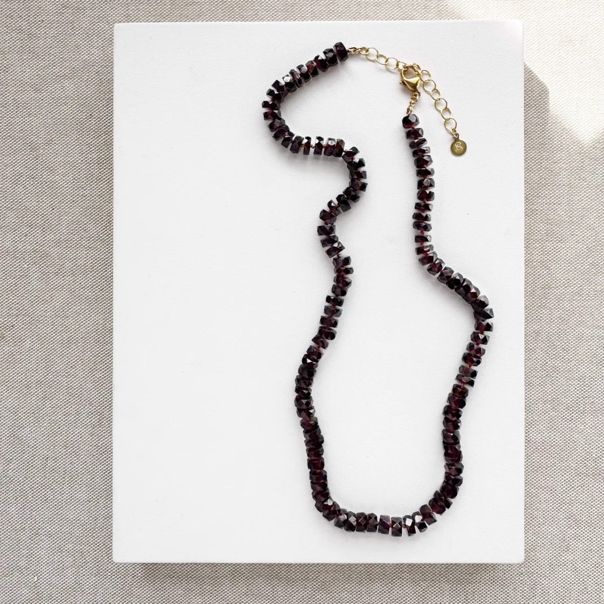 Sienna Garnet Necklace | Sarah Cornwell Jewelry