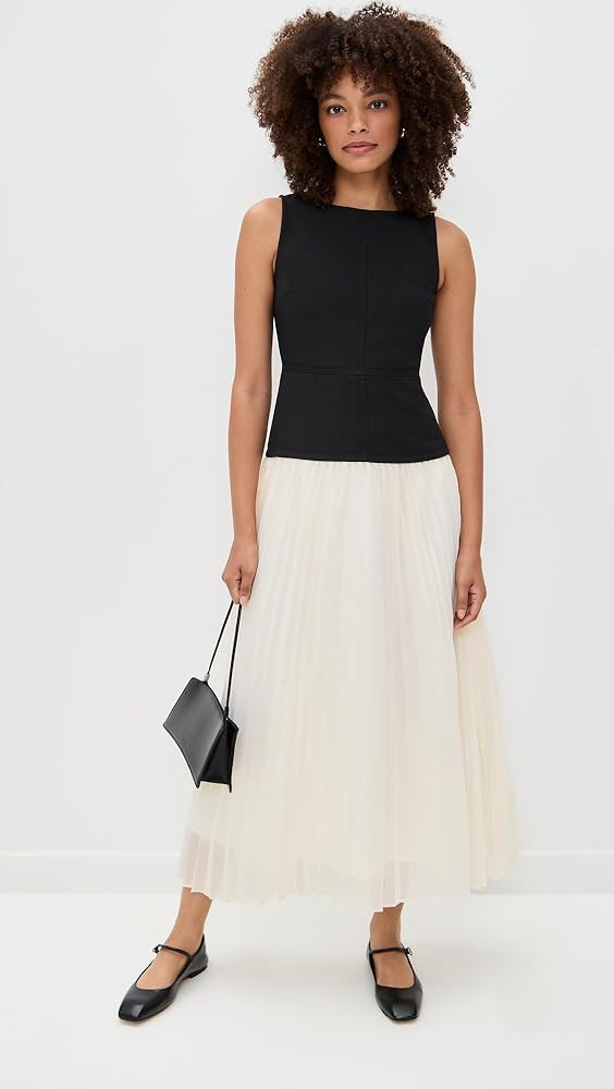 MOON RIVER Women's Contrast Dress | Amazon (US)