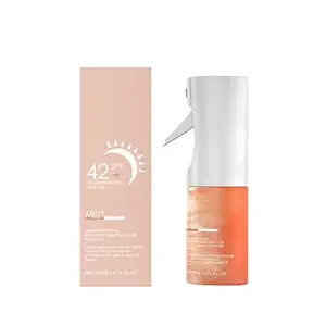 Sunscreen Body Glow Oil,Body Shimmer Sunscreen,SPF 42 Broad Spectrum,Waterproof, Lightweight, Wat... | Amazon (US)