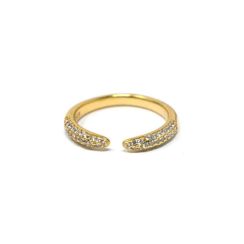 Open Crystal Band Ring | The Sis Kiss