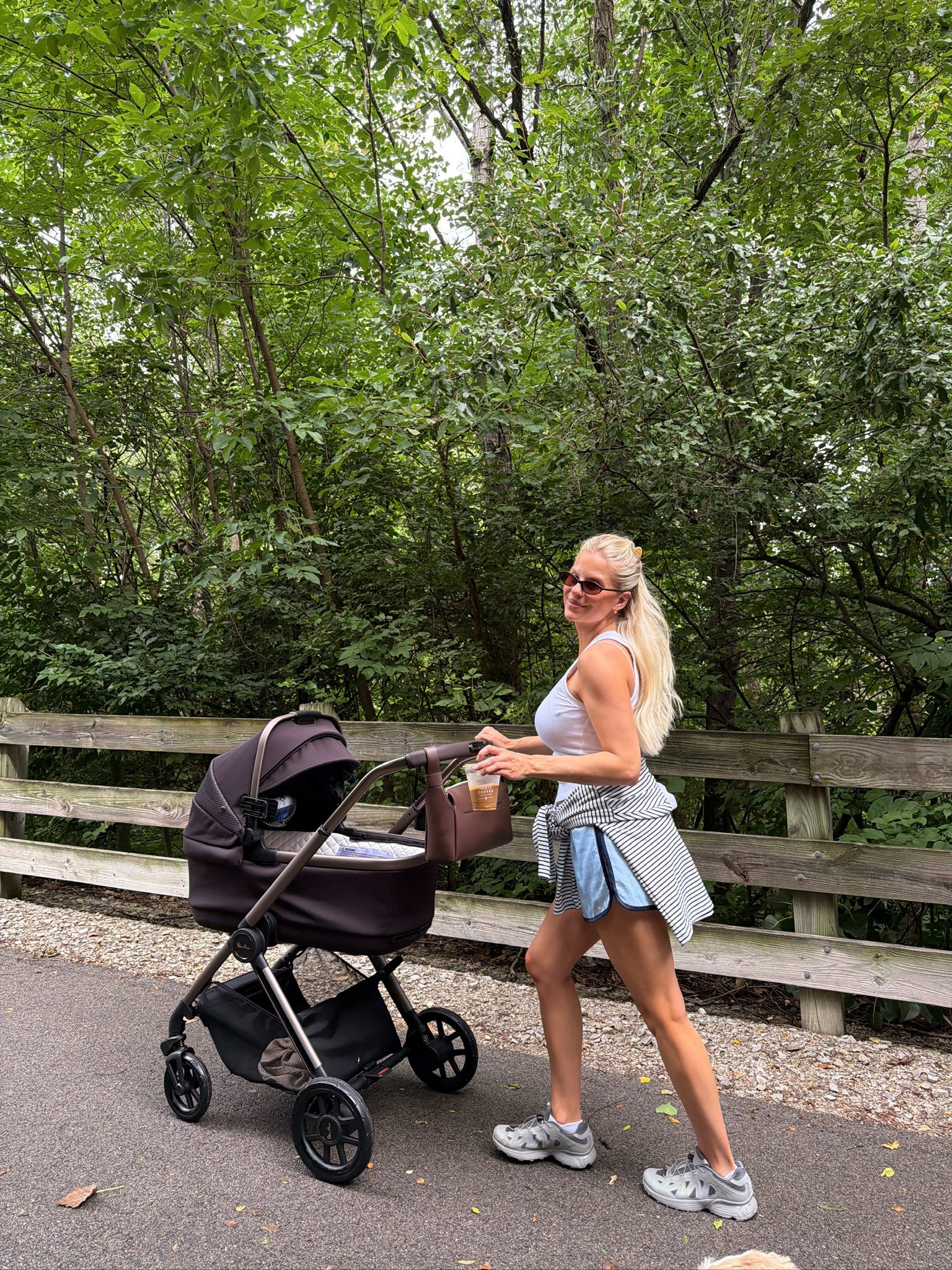 SIZE: medium in tee (tied around waist), med in shorts, linking similar tanks, shoes run tts! #kathleenpost

#LTKootd #LTKmomlife #LTKBaby