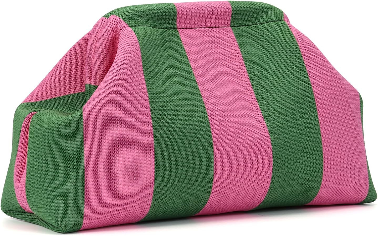 Ovida Colorblock Clutch Purse for Women Summer Beach Dumpling Clutch Crochet Handbag Ruched Cloud... | Amazon (US)