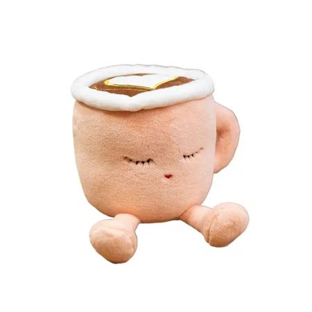 Famure Cup-shaped Plush Toy Cute Coffee Mug Throw Pillow Gifts for Kids | Walmart (US)