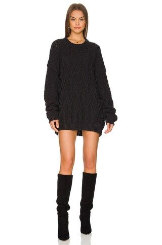 Free People Isla Cable Tunic in Tea from Revolve.com | Revolve Clothing (Global)