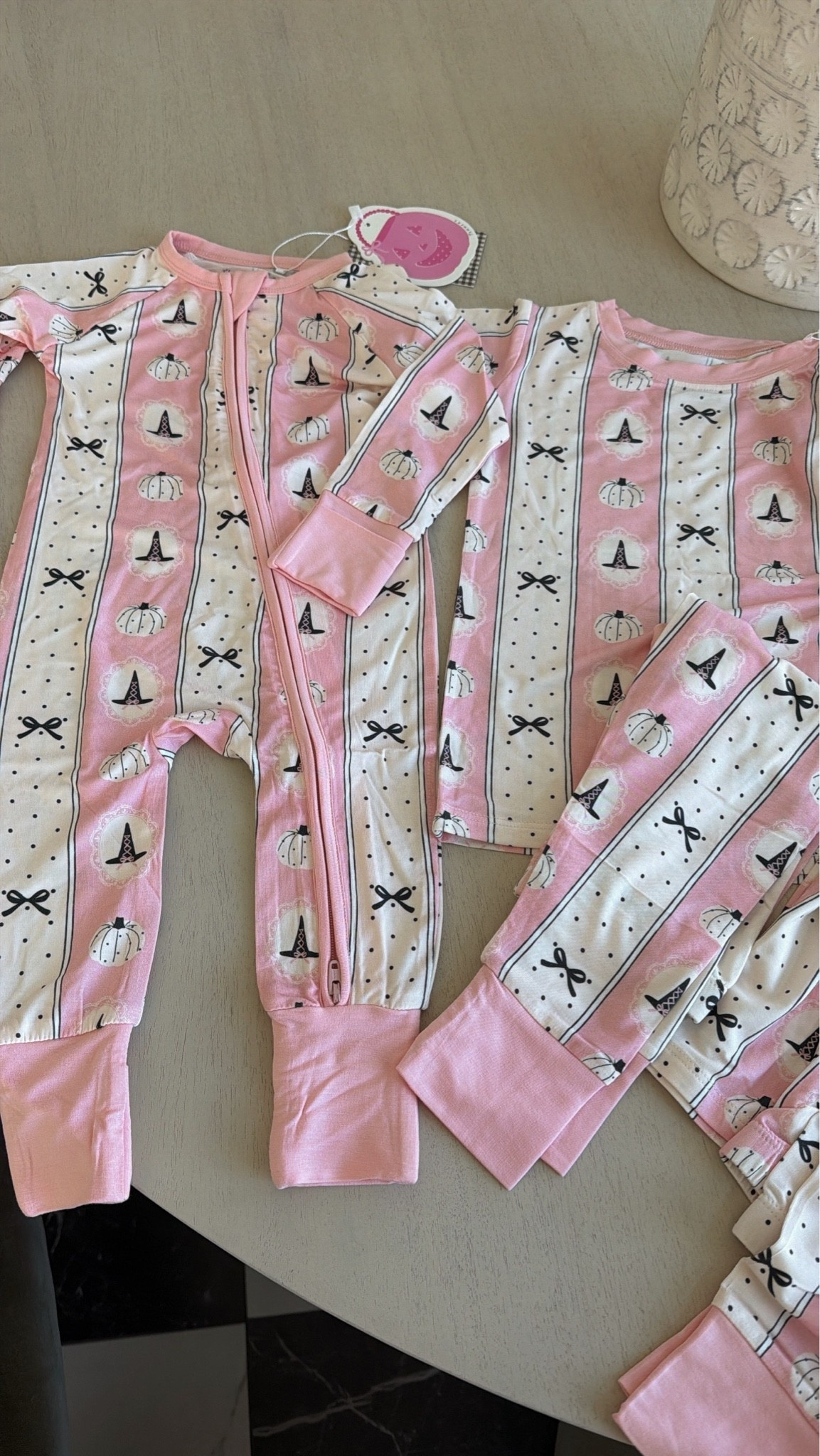 Halloween matching pajamas! 👻🎀 🖤🤍

#LTKmomlife #LTKKids #LTKBaby