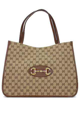 Gucci Horsebit 1955 Tote Bag in Beige | Revolve Clothing (Global)