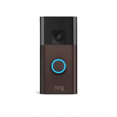 Ring - Battery Doorbell Smart Wifi Video Doorbell - Battery-Powered with Head-to-Toe Video, Live ... | Best Buy U.S.