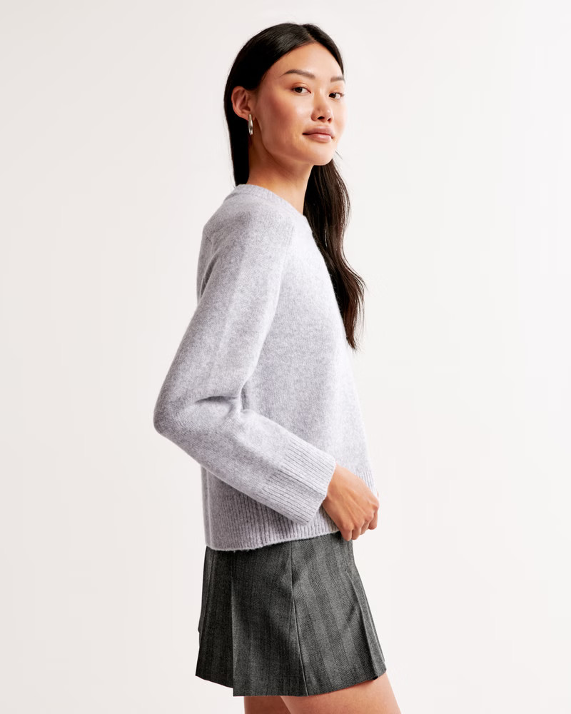 The A&F Madeline Crew Sweater | Abercrombie & Fitch (US)