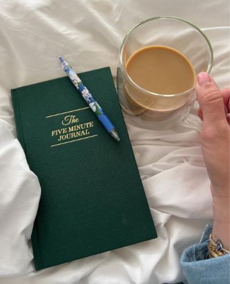 My morning routine includes this journal, coffee, and more 

#LTKfindsunder50 #LTKhome