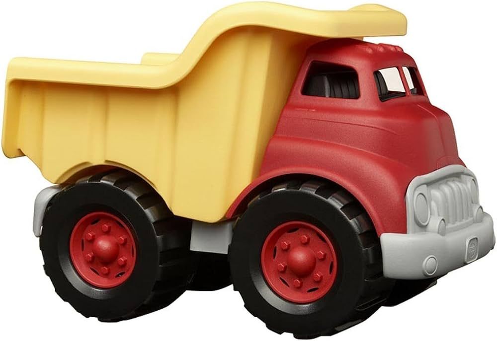 Amazon.com: Green Toys Dump Truck in Yellow and Red - BPA Free, Phthalates Free Toys for Gross/Fi... | Amazon (US)