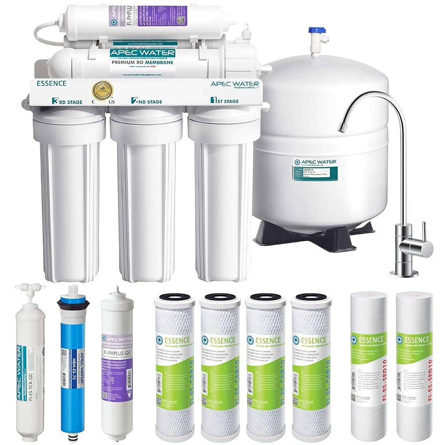 APEC WATER | Reverse Osmosis Water Filter, Alkaline 6-Stage RO System, pH+ Remineralization for N... | Amazon (US)
