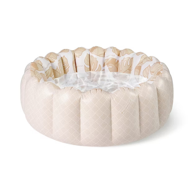 MINNIDIP Exclusive Resort Collection Tufted Inflatable Pool - Rattan Palms | Target