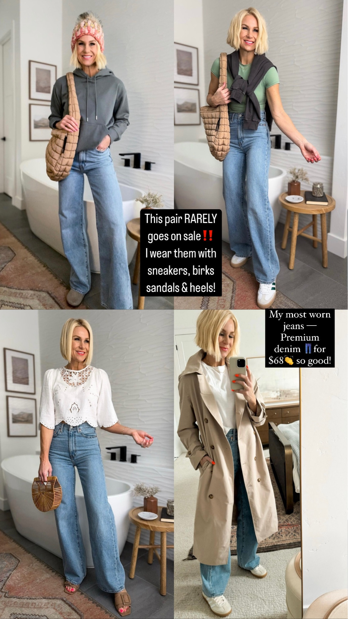 Premium denim priced right👏
Levi’s are my favorite jeans, hands down, and there’s a sitewide sale you need to take advantage of! This PAIR rarely ( pretty much never!) goes on sale. 
I think they fit tts, but some people like to size up. Wearing a 27x32 

#LTKOver40 #LTKFallSale #LTKFindsUnder100