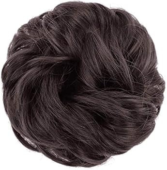 MORICA 1PCS Messy Hair Bun Hair Scrunchies Extension Curly Wavy Messy Synthetic Chignon for women... | Amazon (US)