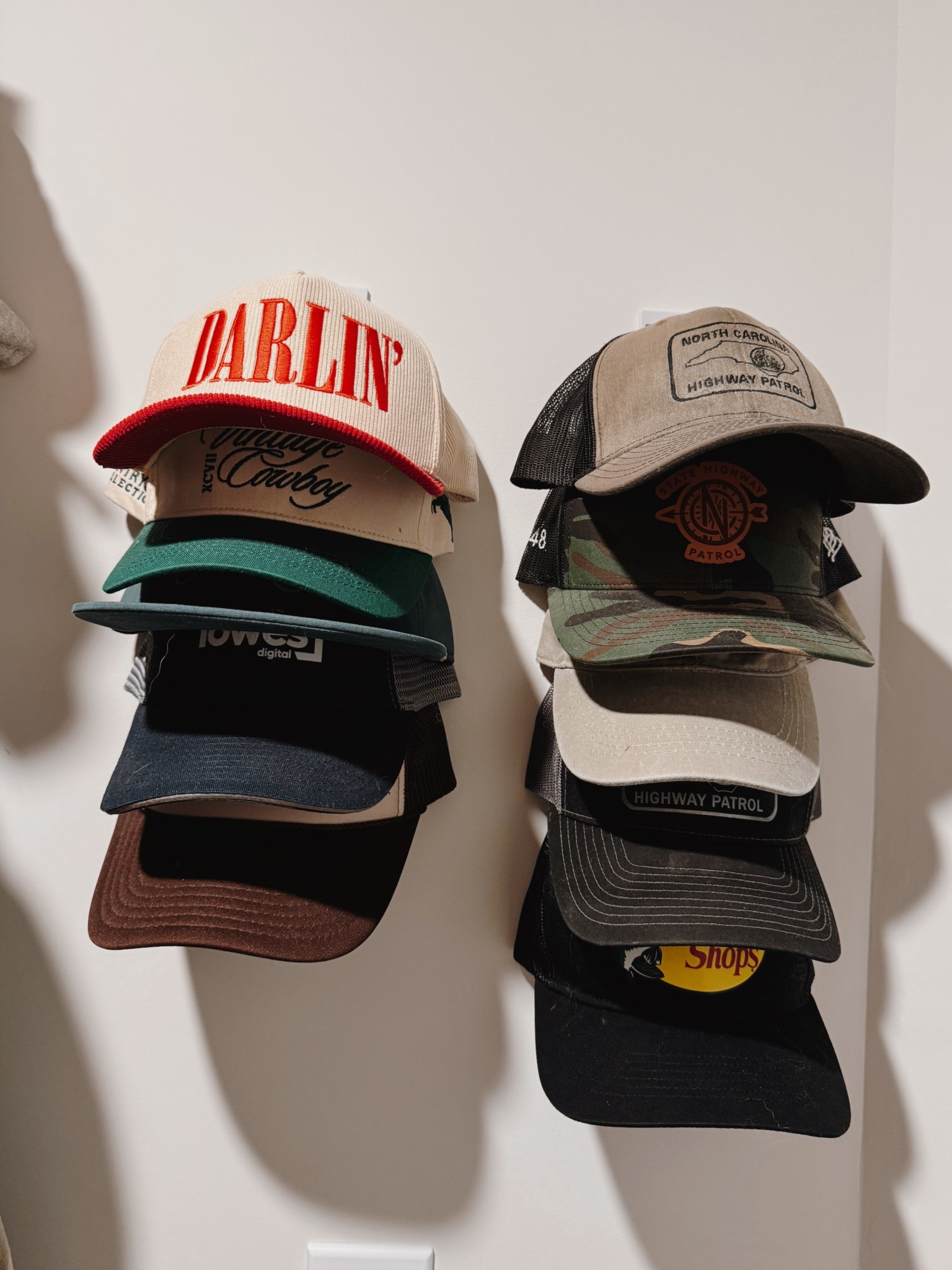 Effortlessly organized and on display — my hat collection just got an upgrade! Shop my favorite hats and get inspired to style your own.


#HomeOrganization #HatDisplay #AestheticStorage #HomeDecor #OrganizedLiving #StyleInspo #HatCollection #LTKhome #LTKstyletip 

#LTKFindsUnder50 #LTKSaleAlert #LTKStyleTip