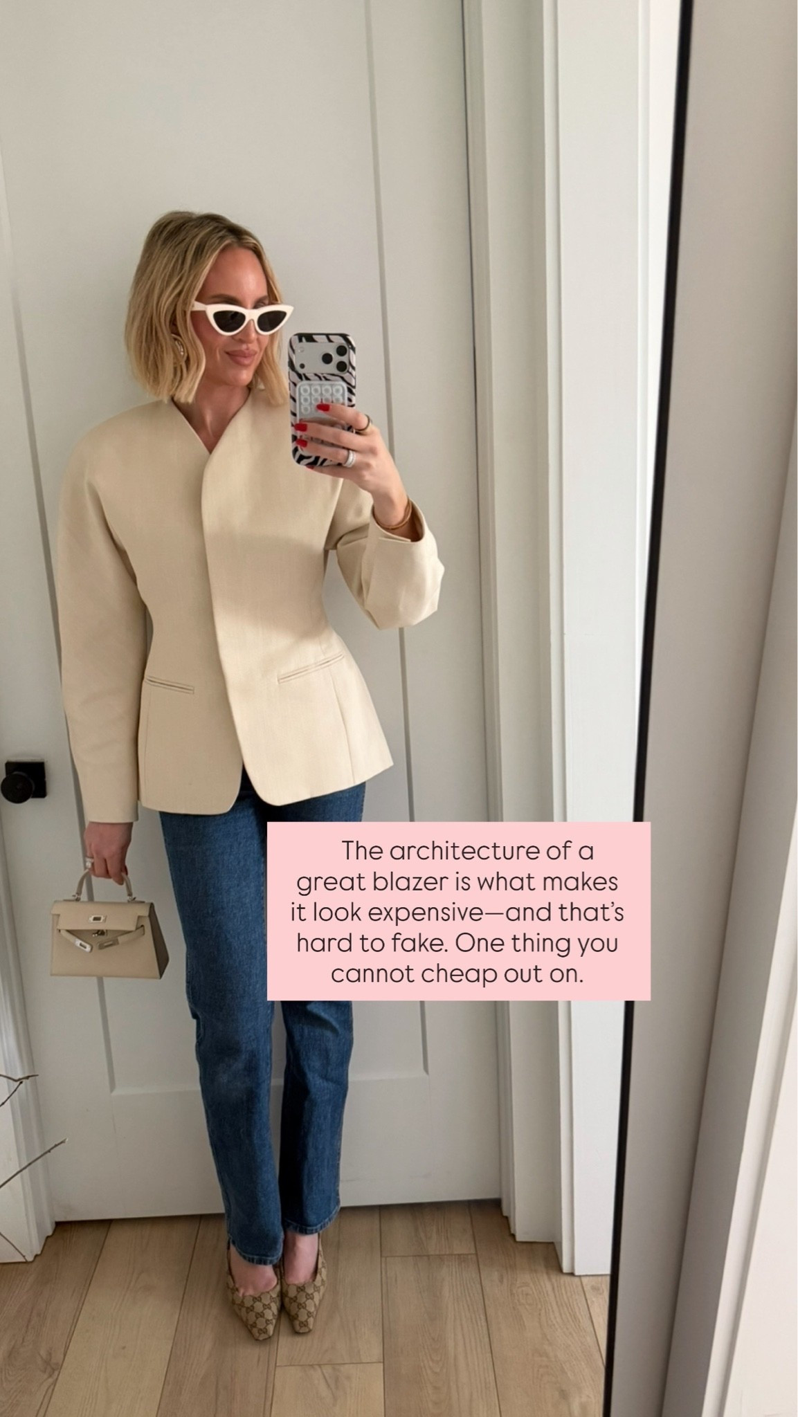 I’m wearing a size 4 in the blazer. Jeans run TTS. ￼

Bag is from 

https://www.avonaofficial.com/ashley22

Use code ASHLEY22 for 22% off

#LTKootd #LTKOver40 #LTKWorkwear