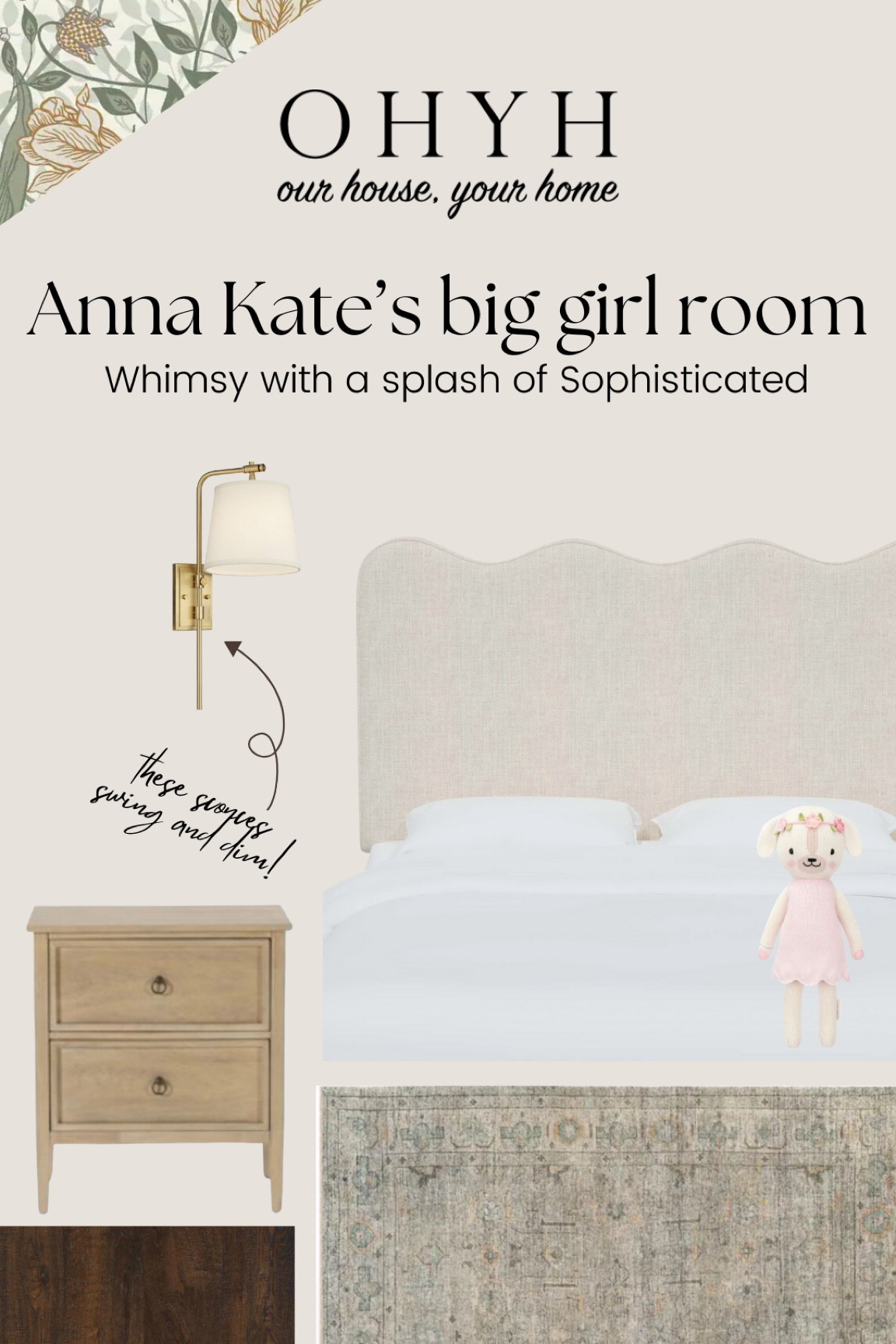Anna Kate’s Room, Scalloped Bed

#LTKFind #LTKhome