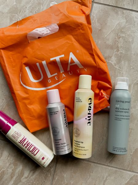 Recent Ulta order 
Dry shampoo, texture spray, self tanner and body glitter 

#LTKGiftGuide #LTKbeauty #LTKSeasonal