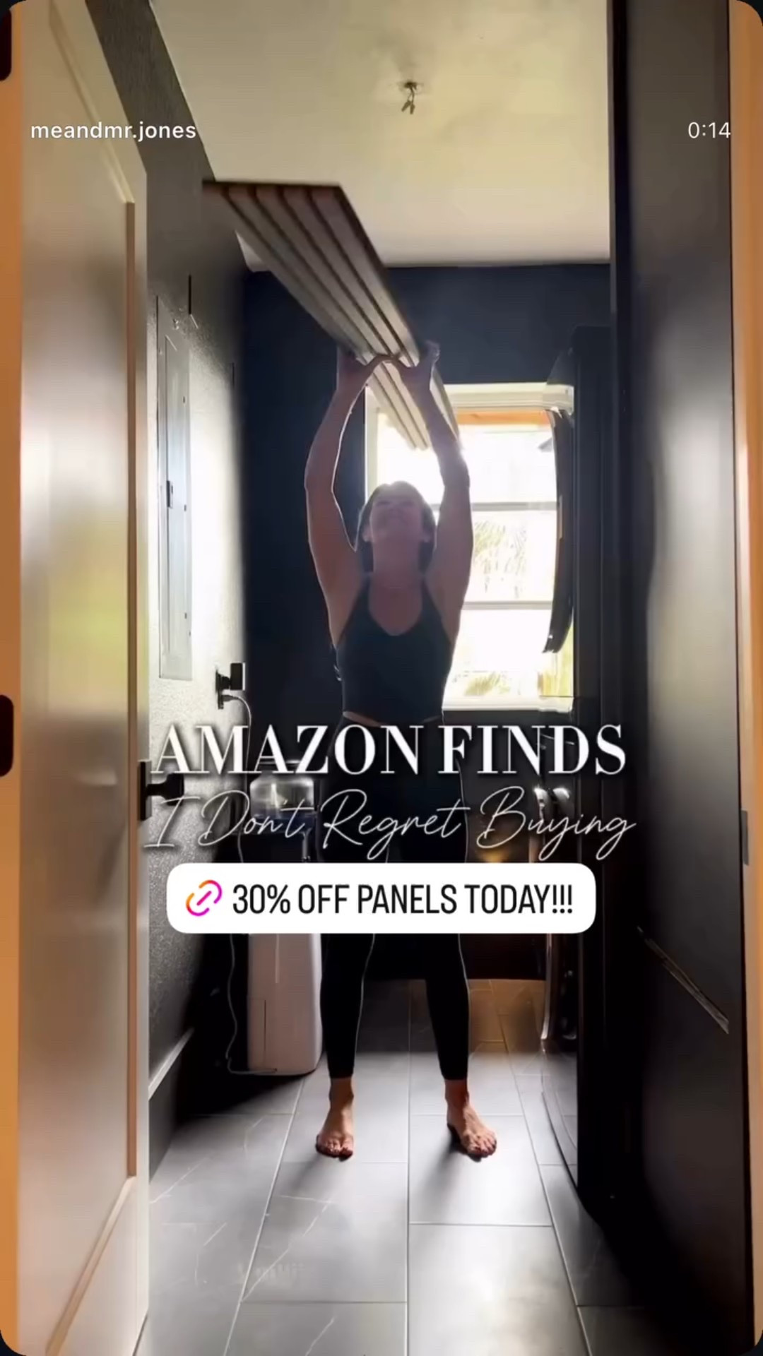 Slat wall panels are 30% off today! #meandmrjones 

#LTKHome #LTKFindsUnder50 #LTKSaleAlert