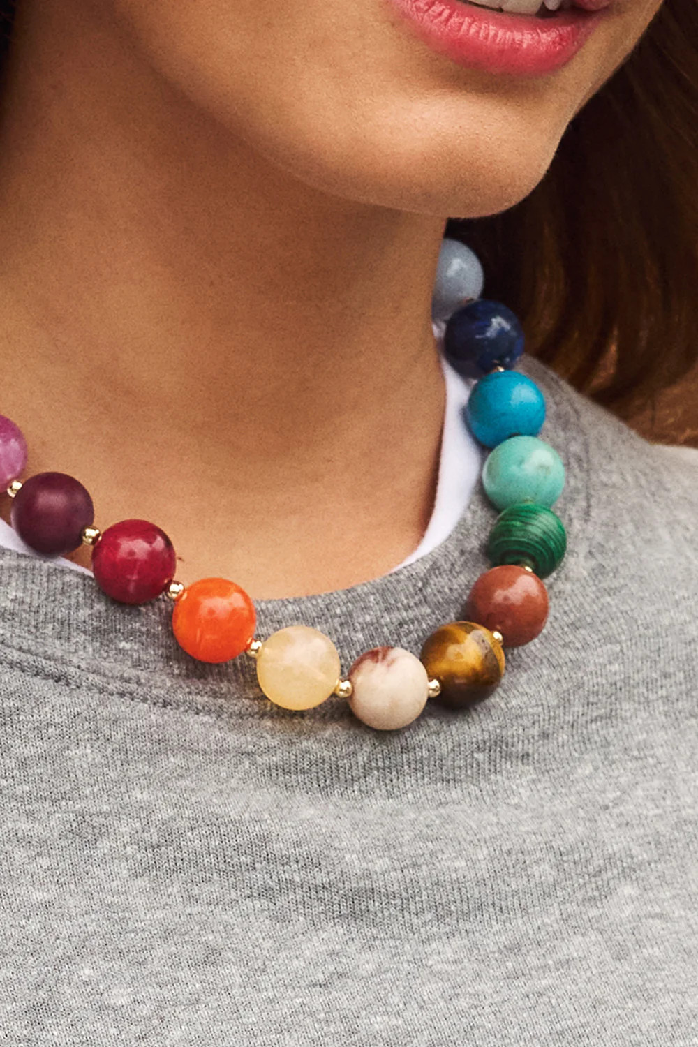 Vida Semi-Stone Necklace | Evereve