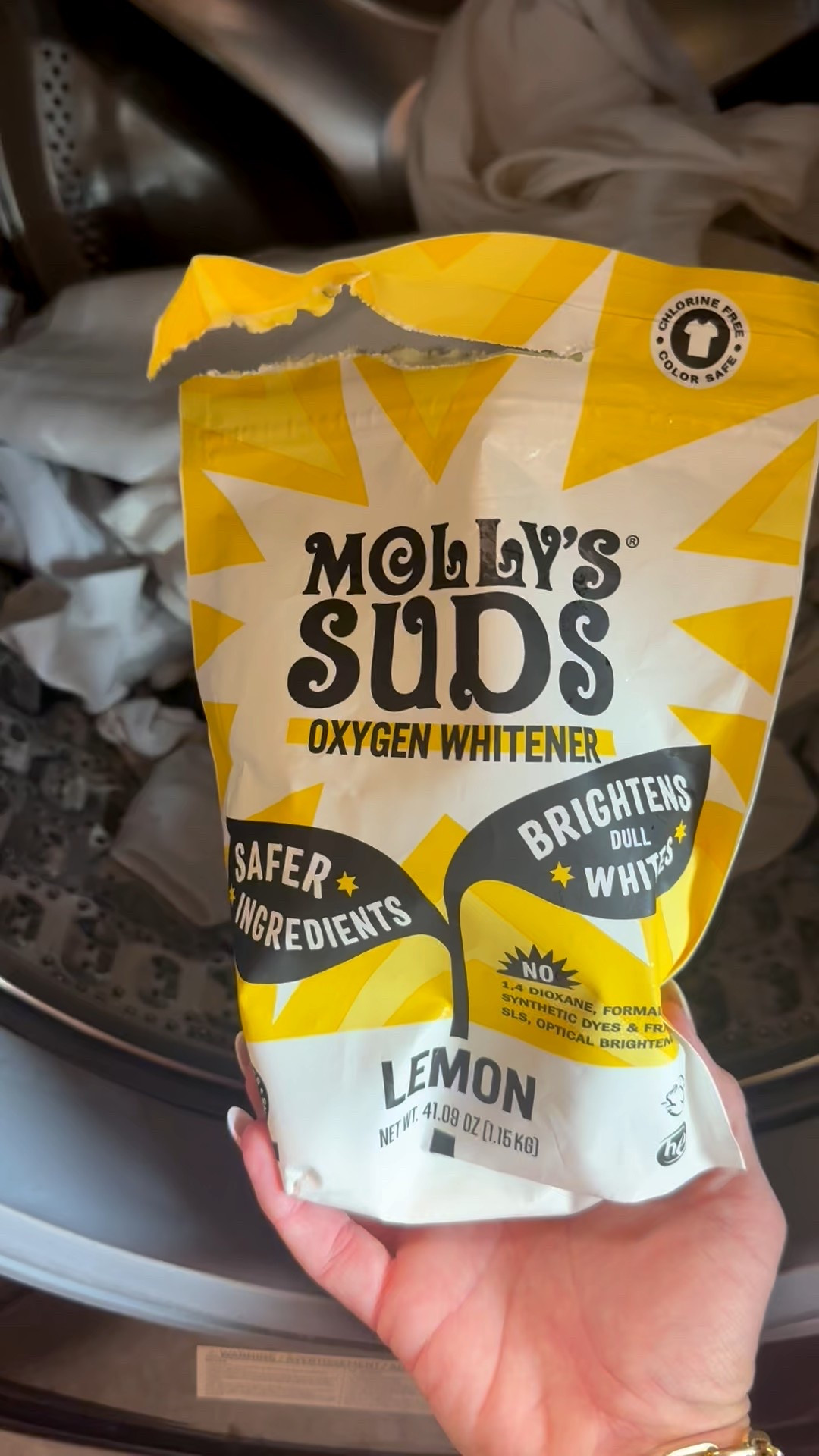 When your whites are dull and your patience is duller—this stuff saves the load and the mood. 🧺🍋
Molly’s Suds Oxygen Whitener is my not-so-secret weapon for keeping towels spa-day fresh and sheets looking like they belong in a hotel suite.

Chlorine-free, color-safe, lemon-scented goodness.

Add to cart. Add to routine. Thank me later.

toxin free laundry, clean girl cleaning products, Molly’s Suds Oxygen Whitener, natural bleach alternative, eco friendly laundry, lemon scented laundry, laundry room must haves, home hacks, glam mom life, laundry without bleach, stain remover, Amazon home favorites, laundry aesthetic

#LTKStyleTip #LTKSeasonal #LTKActive