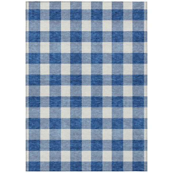 Colzie Checkered Indoor / Outdoor Rug | Wayfair North America