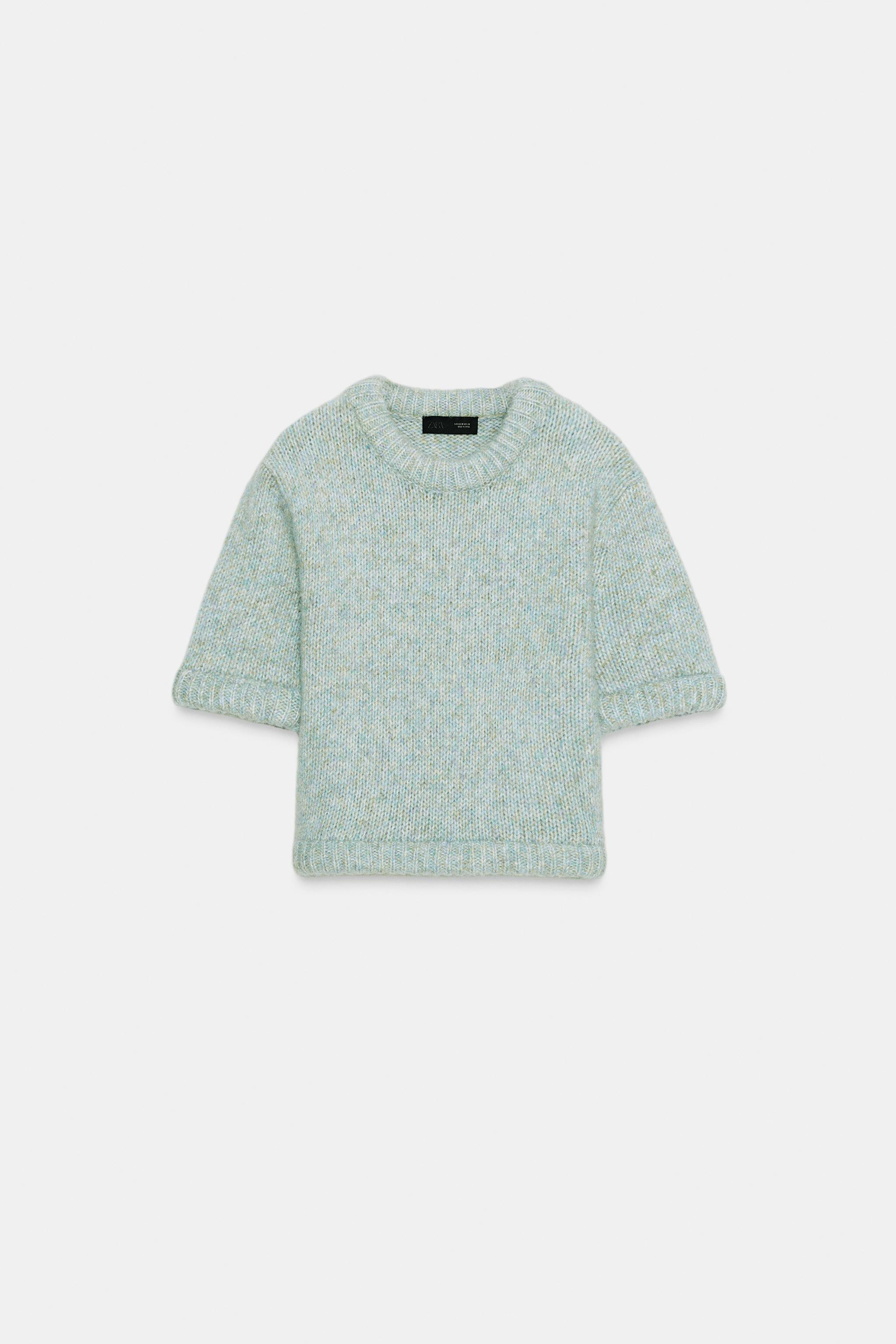 SHORT SLEEVE KNIT JUMPER | Zara US